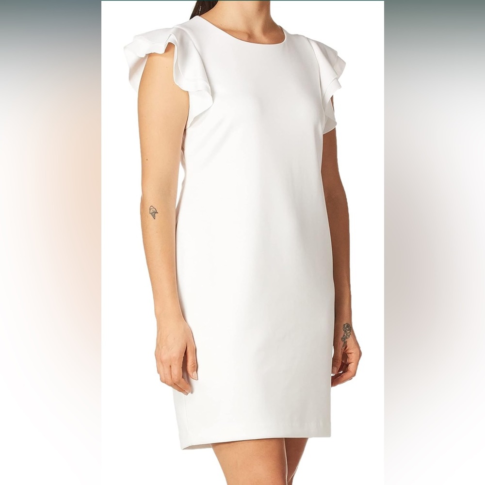 Tommy Hilfiger NEW NEVER USED Women's Flutter Sleeve Scuba Dress SIZE 4